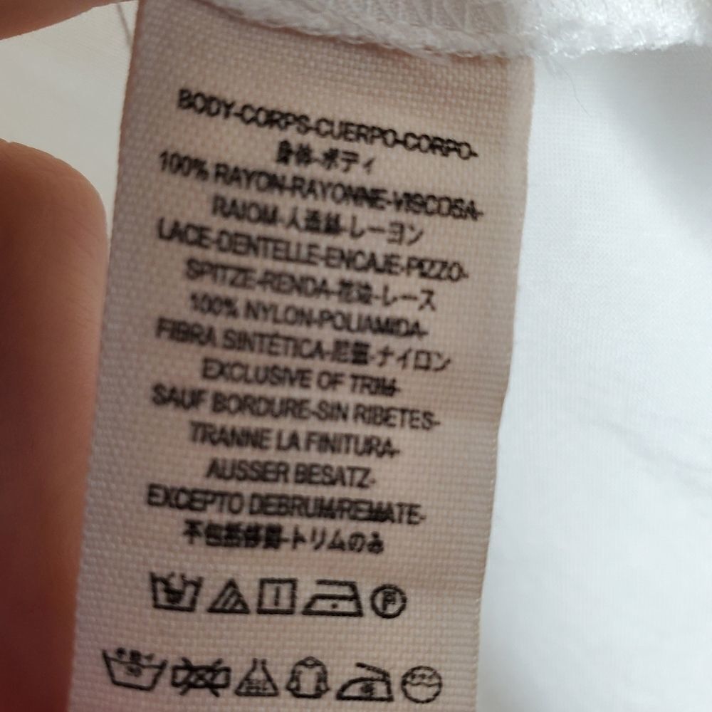 Free People Wild Wind white lace blouse small - Picture 9 of 10